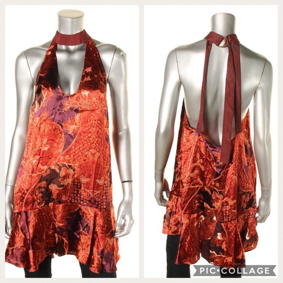 NWT Free People Lady Love Red Tunic Top - Picture 5 of 6